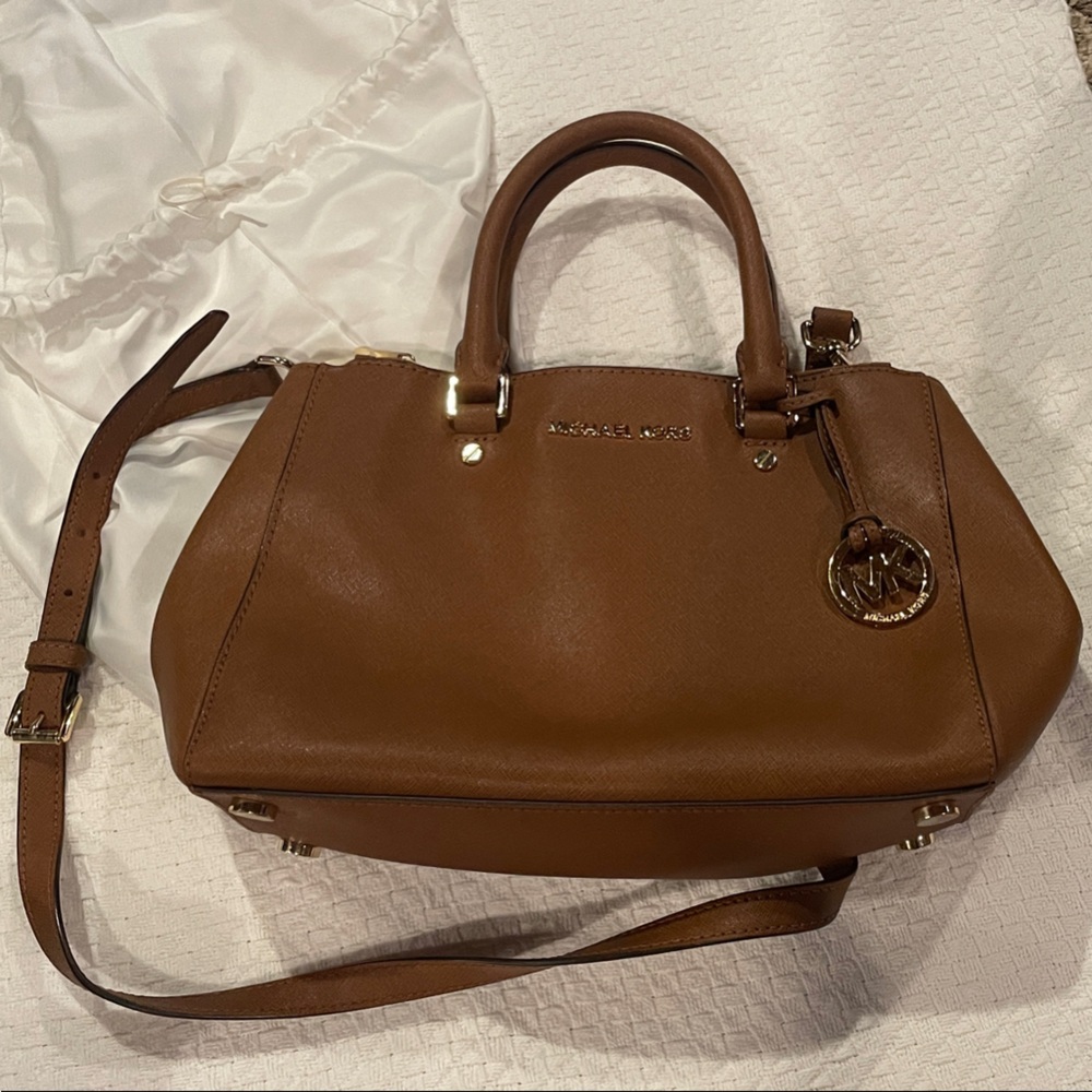 Michael Kors Tan Leather Satchel
